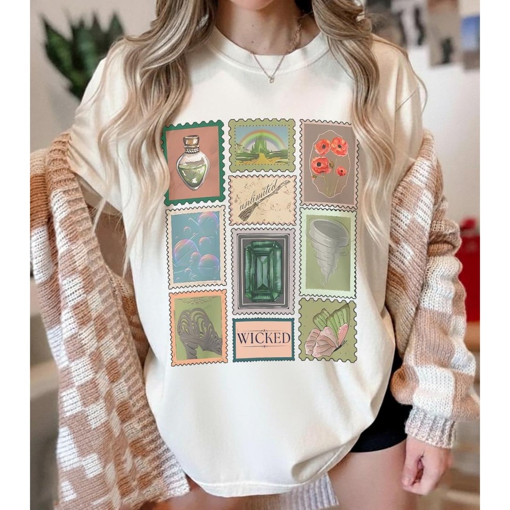 Wicked Stamp Unisex Retro Graphic Shirt